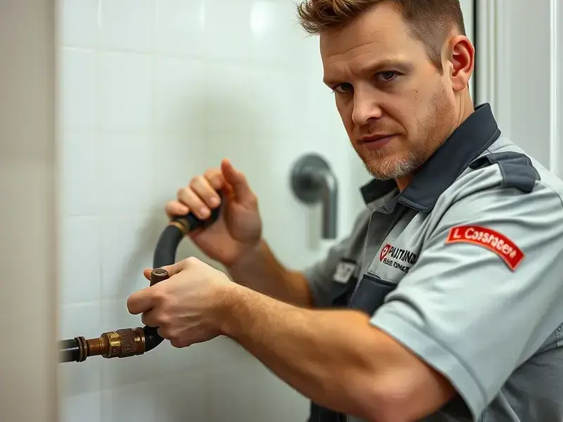 Professional drain cleaning service