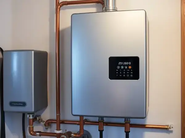 Tankless water heater installation